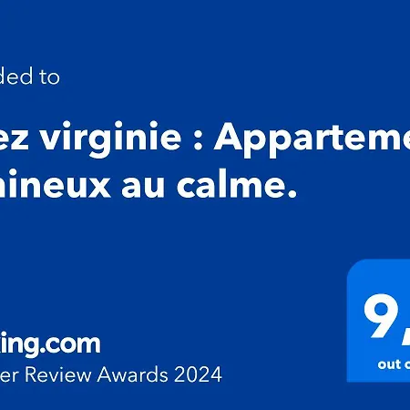 Chez Virginie : Lumineux Au Calme.